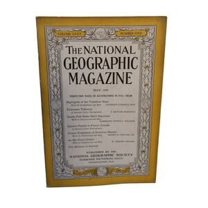 National Geographic Magazine May 1939 Tennessee Canada Sao Paulo Auroras Vintage